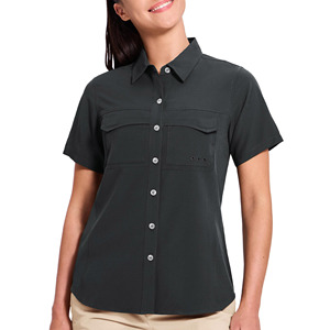 เสื้อเชิ้ตตกปลาแขนสั้นผู้หญิงแบบใหม่ OEM/ODM เนื้อผ้าซับเหงื่อ ป้องกันแสงแดด สไตล์ลำลอง ติดกระดุม - Product Image 4