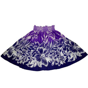 กระโปรงแม็กซี่ลายดอกฮาวายสำหรับผู้หญิง สไตล์ชายหาด เหมาะสำหรับวันหยุดฤดูร้อนแบบสบายๆ น้ำหนักเบา ผ้าพลิ้ว - Product Image 5