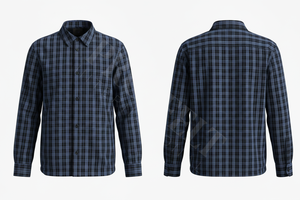 Camisa a Cuadros de Alta Calidad al por Mayor, Camisa Casual de Algodón con Diseño Clásico a Cuadros, Ropa de Trabajo, Camisa de Vestir para Oficina y Negocios - Product Image 3