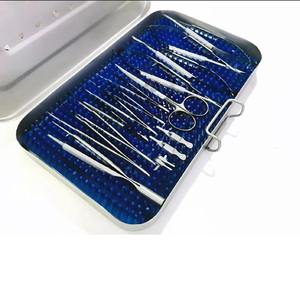 Ensemble de base professionnel d'instruments microchirurgicaux pour la chirurgie de la main avec étui, pour chirurgie orthopédique, avec porte-aiguille - Product Image 1