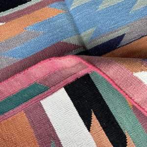 Tapis de sol confortables en coton Dhurrie pour une ambiance de chambre chaude Plancher de cuisine fonctionnel et maisons modernes 012 - Product Image 4