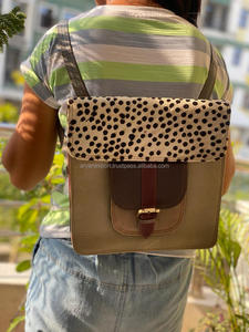 Sac à bandoulière en cuir recyclé deux en un et sac à dos de haute qualité pour femmes, nouveau Style occidental - Product Image 4