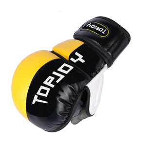Guantes de Entrenamiento de Boxeo y MMA de Medio Dedo para Hombre, Fabricados en Cuero Resistente - Product Image 1