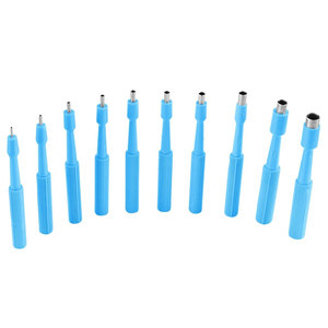 Ensemble d'outils de biopsie manuels avec poignée en plastique bleu et pointe en acier inoxydable, instruments chirurgicaux de différentes tailles - Product Image 5