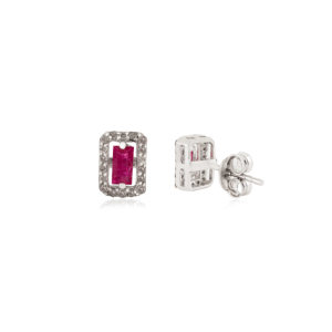 Pendientes de Plata de Ley 925 de Alta Calidad para Mujer, con Rubíes y Diamantes Auténticos, Joyería Fina, Accesorios para Fiestas, Regalo - Product Image 5