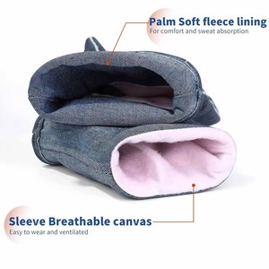 Gants de soudure en cuir de vachette de qualité supérieure, protection industrielle des mains, lutte contre les incendies, construction, barbecue - Product Image 5