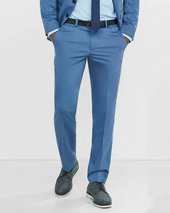 กางเกงขายาวผู้ชายทรงตรงสไตล์ลำลองผ้าแคนวาสเอวกลาง ดีไซน์เรียบง่าย ผลิตจากผ้าฝ้าย 100% เป็นมิตรต่อสิ่งแวดล้อม คุณภาพสูง รับออกแบบตามสั่ง OEM - Product Image 1