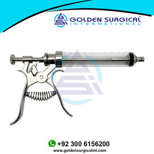 Jeringa Veterinaria de 50 ml para Inyección Continua de Vacunas, Mango de Acero Inoxidable, Pistola de Vacunación Automática para Vacas, Cerdos y Ovejas - Product Image 2