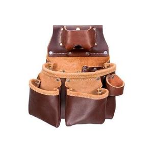 100% cuir véritable personnalisé couleur marron haute qualité trousse à outils ceinture outils de charpentier Durable ceinture électricien taille sac à outils - Product Image 2