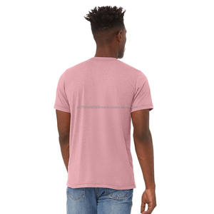 T-shirt en coton 100 % biologique pour homme et femme, col rond, manches courtes, double couture, impression personnalisée, vente en gros - Product Image 6