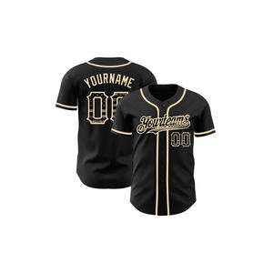 Maillot de softball avec logo OEM Chemises de baseball vierges personnalisées Ensembles de vêtements de sport en tissu polyester Vente en gros Maillots de baseball personnalisables - Product Image 3