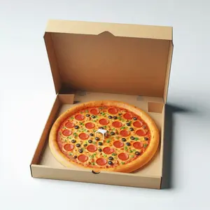 Kotak Pie cetakan kustom paket Pizza sempurna untuk pengiriman, acara, dan Pengambil dan alamat