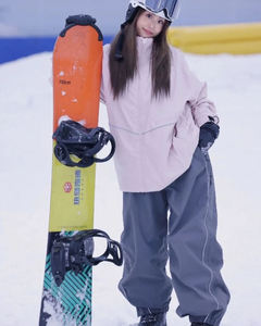 Pantalones de Esquí Impermeables para Hombre y Mujer, Pantalones de Snowboard Transpirables y Resistentes al Viento, Pantalones de Nieve Cálidos y Acolchados para Invierno, Corte Holgado - Product Image 1