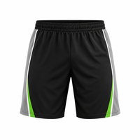 Ensemble de maillot de football personnalisé à manches courtes, uniforme de football imprimé par transfert thermique, short à cordon 100% polyester pour adultes