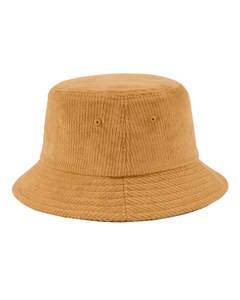 หมวกแก๊ปทรงทรัคเกอร์สำหรับผู้ชาย ผ้าฝ้าย 100% ปรับแต่งได้ หมวกทรงบักเก็ตผ้าคอร์ดูรอยแบบ unisex หมวกทรงบักเก็ตผ้าคอร์ดูรอยพร้อมเชือกผูก - Product Image 1