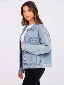 OEM Custom Men's Denim <b>Jacket</b> High Quality Cotton <b>Trucker</b> <b>Jacket</b> for Retail - Product Image 2