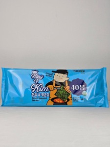 Nori Gim, Comida Coreana, King of Kim, Alga Nori Coreana Tostada y Sazonada, 40 Piezas, Bolsa de Bocadillos Secos, Bocados Sabrosos, Ligeros, Textura Crujiente - Product Image 2