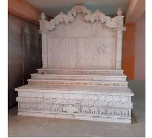 Templo de mármol para interiores de fábrica directa, diseño personalizado de fabricante de la India pulido con patrón de modelo, templo al mejor precio - Product Image 3