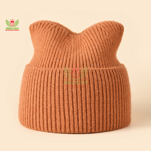 BMASA INTERNATIONAL Unisex Green Ribbed Knit Beanie Hat 100% Acrylic Casual <b>Winter</b> <b>Cap</b> for Adults 56-58CM - Product Image 3