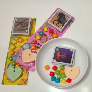 <span class=keywords><strong>Caramelle</strong></span> <span class=keywords><strong>a</strong></span> Forma di <span class=keywords><strong>Cuore</strong></span> Personalizzate per Bambini, Gusto Frutta, con Carte da Gioco, <span class=keywords><strong>Caramelle</strong></span> Giocattolo Colorate - Product Image 3