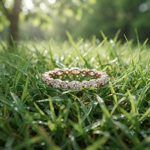 Bague de fiançailles et de mariage personnalisée pour femme SHRAMAN, plaquée or 10 carats, avec moissanite ovale taillée sur mesure et sertie à griffes, style tendance - Product Image 6