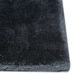 Z&H HOME OEM Luxury Silk Hand Loom Plush Boho <b>Thick</b> Loop Pile Area Rug Cut Pile SkyBlue Washable Non-Slip High Quality - Product Image 4