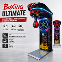 Neofuns Machine de boxe étanche à monnayeur, jeu d'arcade de frappe, équipement de divertissement sportif commercial