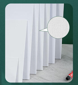 Paneles de Lienzo Preparados con Gesso, 100% Algodón, Tabla de Pintura en Blanco para Uso <span class=keywords><strong>Art</strong></span>ístico con Acrílico, Óleo, Acuarela y Témpera - Product Image 2