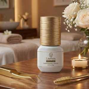 กาวต่อขนตา Lashya แห้งไว 1-2 วินาที ควบคุมการใช้งานได้อย่างแม่นยำ สำหรับใช้ในร้านเสริมสวยทุกวัน กาวติดขนตาแบบมืออาชีพ 10 มล. - Product Image 1