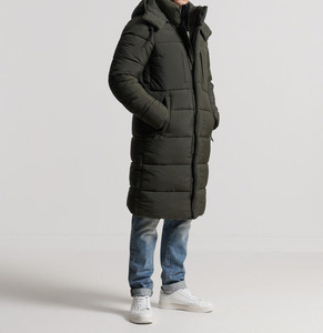 Long <b>Parka</b> Faux Fur Collar Padded Winter Wholesale Outdoor Clothing Cold Weather Low MOQ Jacket Fashion Warm Streetwear Apparel - Product Image 2
