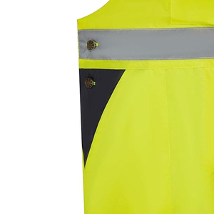 Salopette de travail haute visibilité réfléchissante personnalisée OEM de haute qualité pour la construction – Prix de gros - Product Image 6