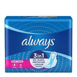 Toallas sanitarias Always Ultra delgadas con alas, tamaño 1, regulares, sin perfume, 46 unidades, toallas sanitarias delgadas para la noche con alas, tamaño 4, las más vendidas. - Product Image 6