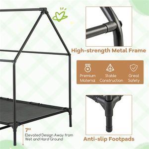 33 \ "X 52 \" casa di animali di lusso con finestre mobili Premium per animali domestici - Product Image 4