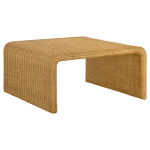 Mesa de centro de madera moderna rústica acento para sala de estar - Product Image 1