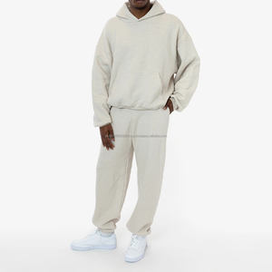 Survêtement en coton personnalisé de haute qualité pour hommes sweats à capuche et pantalons de jogging pantalons de survêtement de luxe surdimensionnés ensemble de sweats à capuche unisexe - Product Image 2