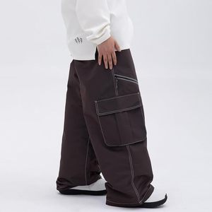 Pantalon de ski unisexe pour adultes, imperméable, chauffant, coupe-vent, écologique, à séchage rapide, en polaire isolante, 10000 mm Tex Polyester - Product Image 2
