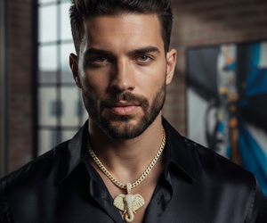 Collar de Lujo con Colgante de Cabeza de Elefante Estilo Hip Hop, con Moissanita Iced Out, Cadena de Eslabones Cubanos, Oro y Plata 10K 14K, Joyería de Oro - Product Image 5