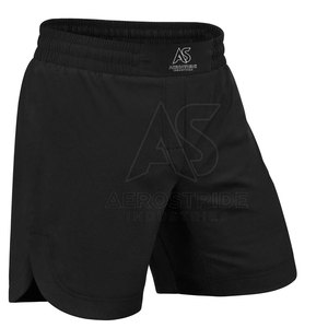 Shorts MMA durables avec tissu extensible respirant à séchage rapide pour une mobilité accrue lors de l'entraînement et du fitness - Product Image 4