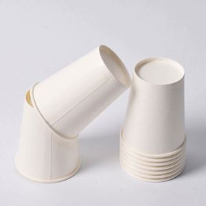 Custom Printing Logo Manufacture Price Hot Craft Disposable Single Wall Paper Cup UV Coating 8 10 Pcs/ <b>Polybag</b> Accept - Product Image 4