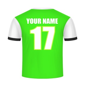 Maillot de football unisexe personnalisable avec logo et numéros imprimés, uniformes de football sublimés pour hommes et femmes, respirant, léger, séchage rapide - Product Image 6