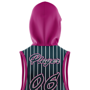 Sweat à capuche sans manches pour homme en polyester/coton de haute qualité, broderie 3D, respirant, streetwear personnalisé, hiver - Product Image 5