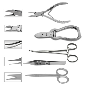 2026 Best Product Instruments Ingrown Toenail Nipper Podiatrist Pedicure Kit Nail Care Instruments Set Podiatry <b>Tools</b> - Product Image 1