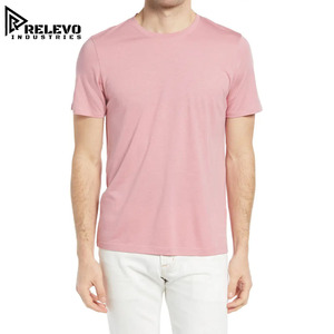 เสื้อยืดแขนยาวสีชมพูสำหรับผู้ชาย ยี่ห้อ Relevo Industries คอกลม ผ้าโพลีเอสเตอร์/คอตตอน ทรงหลวม สวมใส่สบาย ผ้าเจอร์ซีย์ พิมพ์ลายด้านหน้า แห้งเร็ว - Product Image 5