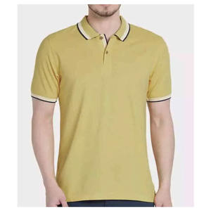 Polo de manga corta para hombre, tejido de punto, transpirable, con logotipo frontal personalizado e impresión, poliéster/algodón - Product Image 2