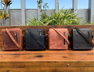 New Wholesale Luxury Full Grain Rustic <b>Leather</b> Quilted Shoulder <b>Bags</b> for <b>Men</b> Casual Office Crossbody Satchel Business <b>Work</b> <b>Bags</b> - Product Image 4