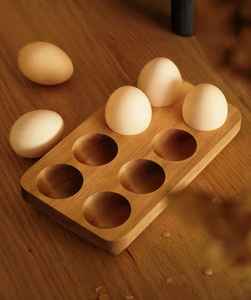 Bandeja de madera rústica para huevos, diseño personalizado, expositor de huevos para el mercado, organizador de huevos para un almacenamiento seguro, para uso en granjas y cocinas. - Product Image 6