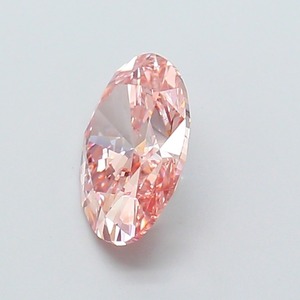 Diamant rose ovale fantaisie brun-rose vif, cultivé en laboratoire, CVD, clarté VS1, excellente taille, éthique, diamant rose non monté, 1,77 carat - Product Image 2