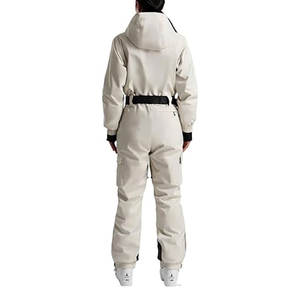 Traje de Esquí de Una Pieza para Mujer, Diseño Asimétrico, Mono Utilitario, Impermeable, Aislado, Traje de Nieve, Chaqueta de Snowboard para Invierno - Product Image 3