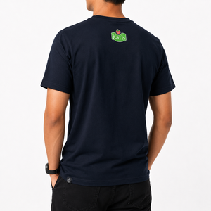 Camiseta de Hombre con Estampado de Donuts, Manga Corta, Cuello Redondo, Informal, de Algodón, Corte Regular, Tejido Jersey, Logotipo Frontal, Fabricante OEM ODM - Product Image 2
