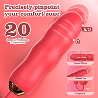 Vibromasseur Rose à Double Tête, Pénétrant et Suceur, en Silicone, Stimulateur Clitoridien et Point G, Jouet Rose pour Femmes BlueRabbit Vente en Gros ODM